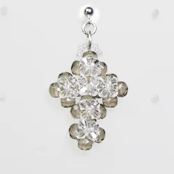 Pierces - Silver brass - Earrings Serafina - Pierces - Silver brass - Laiton argenté